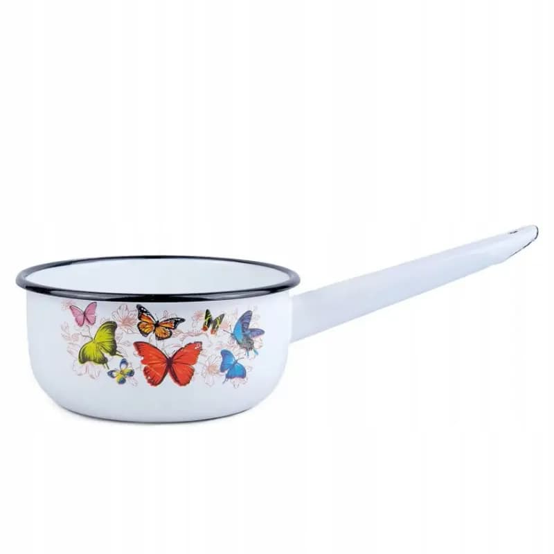 Hrniec s rukoväťou 16 cm 1,5 l motýle 1