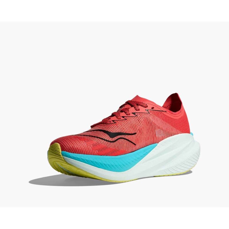 Pánska bežecká obuv HOKA Mach X 2 M grapefruit electric coral 4