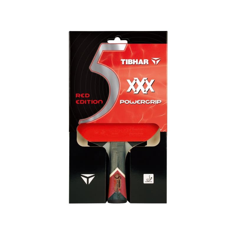 Stolnotenisová raketa TIBHAR xXx PowerGrip RED edition 3