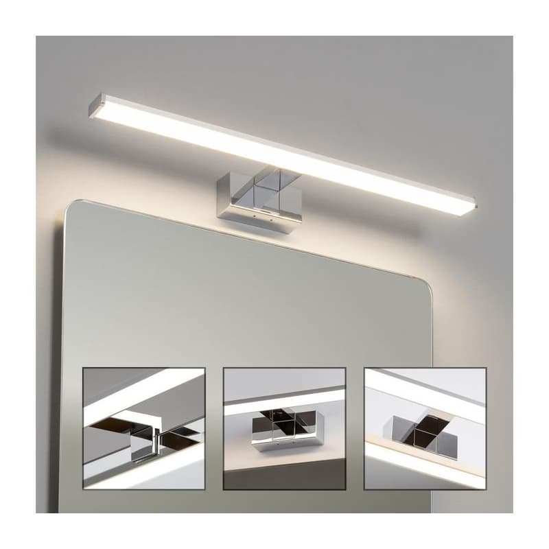 Brilagi - LED osvetlenie zrkadla do kúpeľne VESTRA LED/12W/230V 60 cm IP44 chróm FG-M1-C02-600-CHR 1