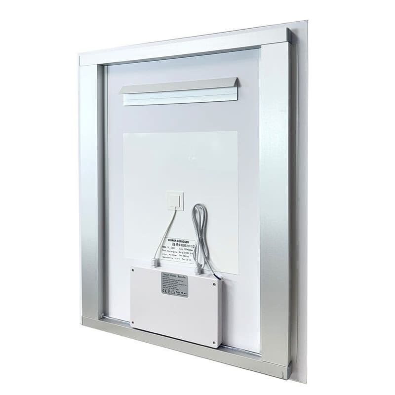 Mereo Zrkadlo 60x80 cm s LED osvetlením a odhmlievaním CN154 4