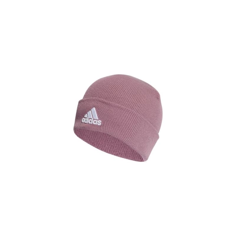 Dámska zimná čiapka ADIDAS LOGO BEANIE CUF WONORC WHITE 1
