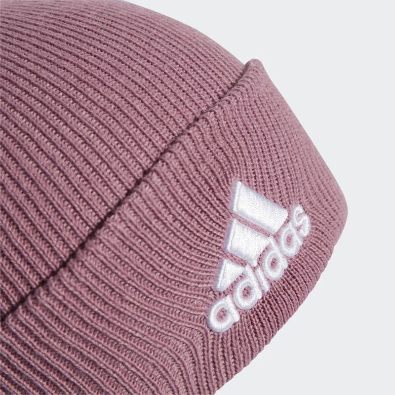 Dámska zimná čiapka ADIDAS LOGO BEANIE CUF WONORC WHITE 2