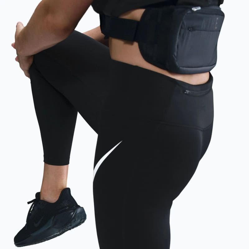 Dámske kompresné legíny NIKE W NK DF TEMPO HR 7 8 TGT SWHBR BLACK REFLECTIVE SILV WHITE 4