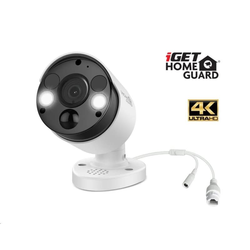 iGET HOMEGUARD HGNVK936CAM - UltraHD 4K kamera, IR LED, vonkajší, detektor pohybu