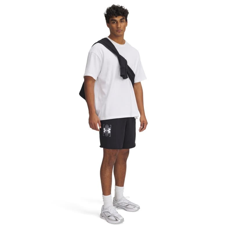 Pánske teplákové kraťasy UNDER ARMOUR UA Rival TerryLogo8inShort-BLK 4