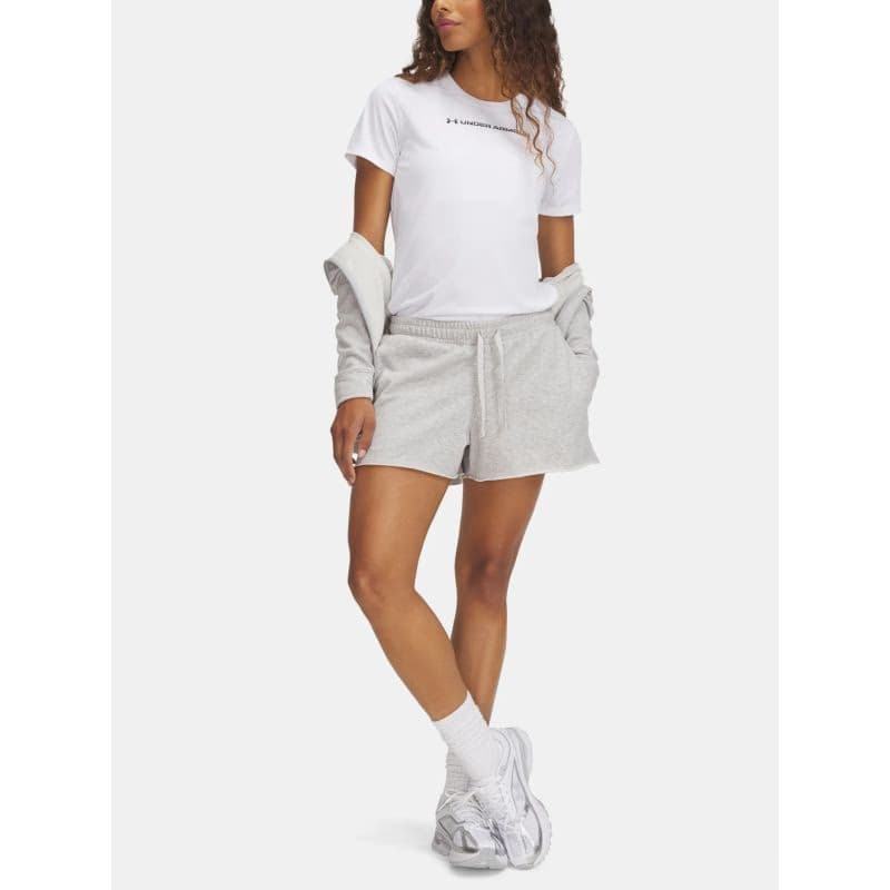 Dámske teplákové kraťasy UNDER ARMOUR UA Rival Terry Short-GRY 4