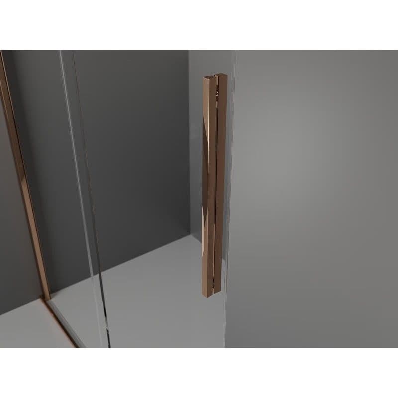 MEXEN/S - Velár sprchovací kút 100 x 80, transparent, ružové zlato 871-100-080-01-60 6