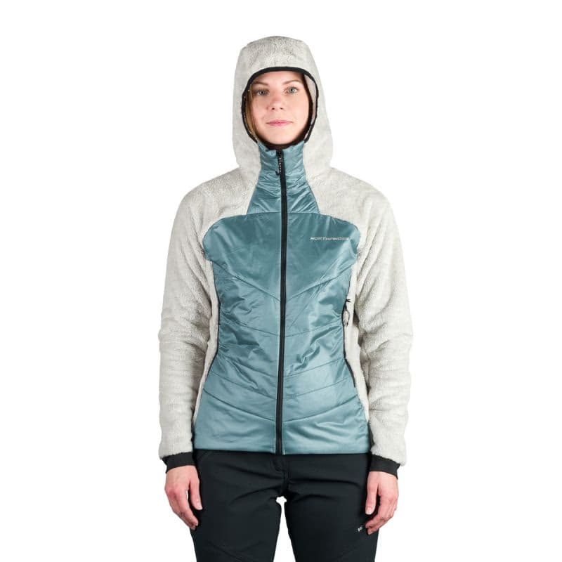 Dámska zateplená turistická mikina so zipsom NORTHFINDER TAMMI-710multicolor 4