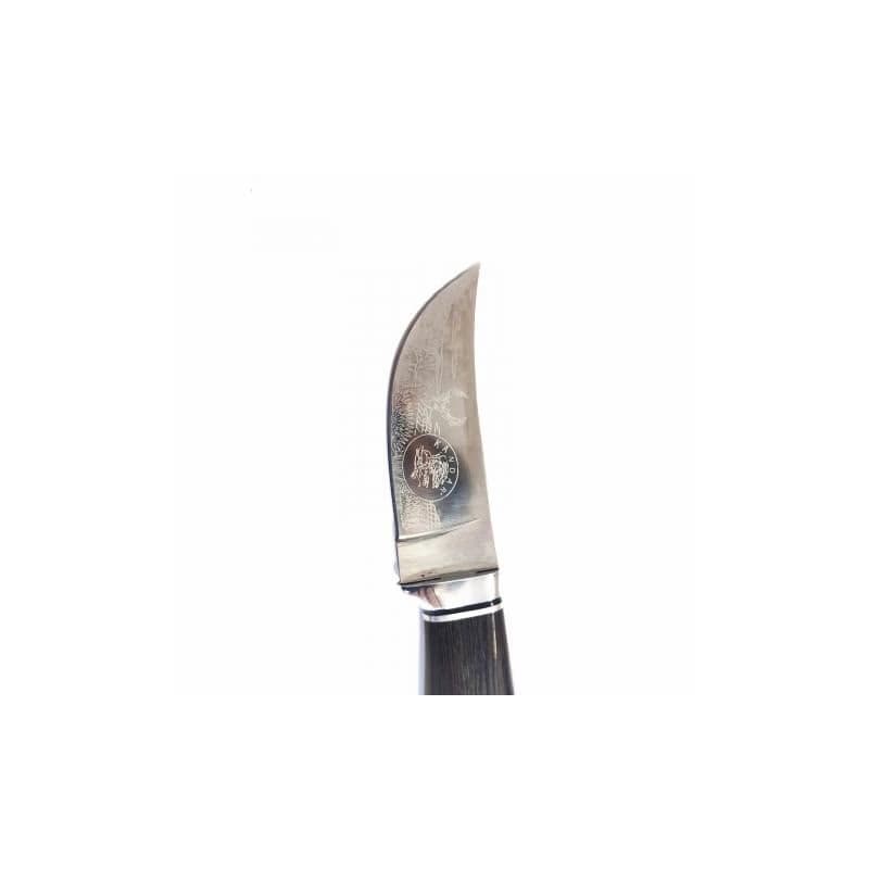 Outdoorový nôž so zdobenou čepeľou, 23 cm 2