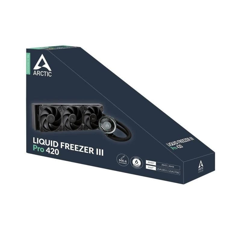 ARCTIC Vodný chladič Liquid Freezer III Pro 420, 3x140mm, PWM, LGA1851, AM5 6