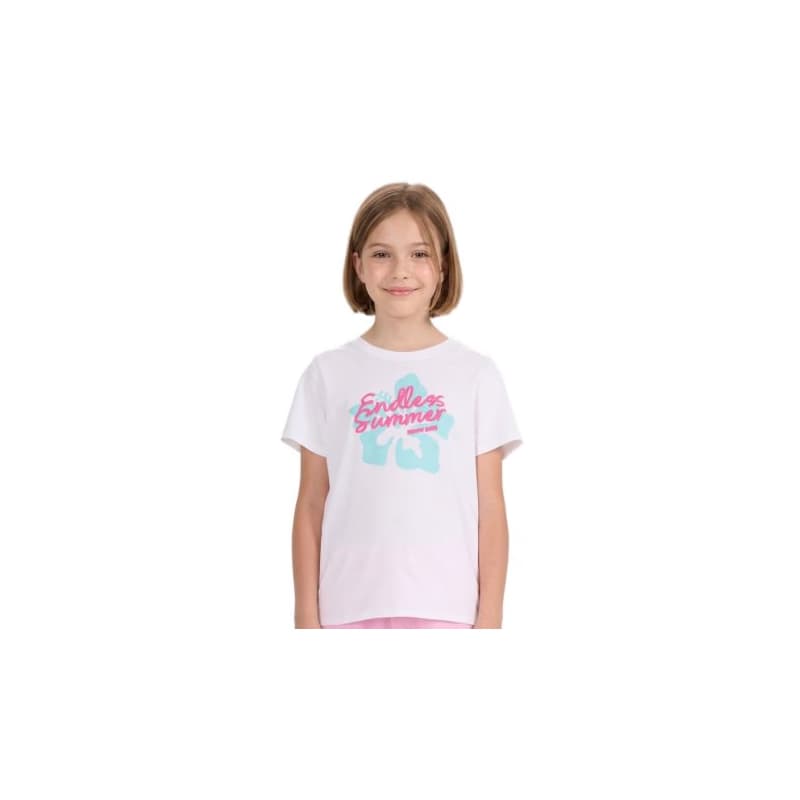 Dievčenské tričko s krátkym rukávom 4F JUNIOR TSHIRT F2938-10S-WHITE