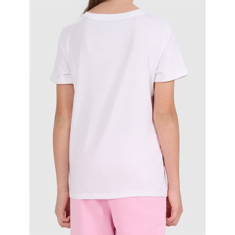 Dievčenské tričko s krátkym rukávom 4F JUNIOR TSHIRT F2938-10S-WHITE 3