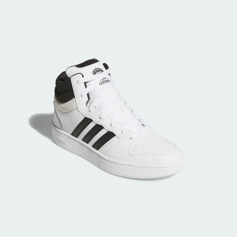 Pánska rekreačná obuv ADIDAS Hoops Mid Classic M cloud white core black orbit grey 3