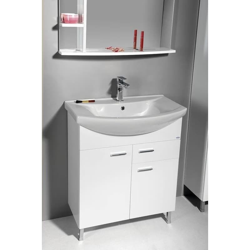 AQUALINE - ZOJA umývadlová skrinka 71,5x74x34cm, biela 51075A 3