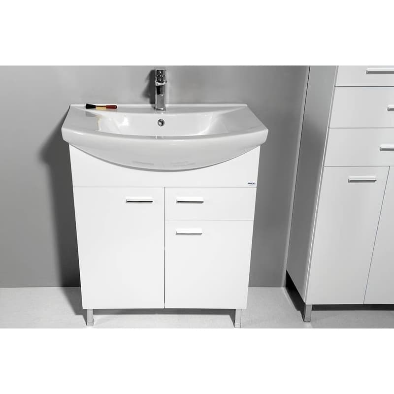 AQUALINE - ZOJA umývadlová skrinka 71,5x74x34cm, biela 51075A 4