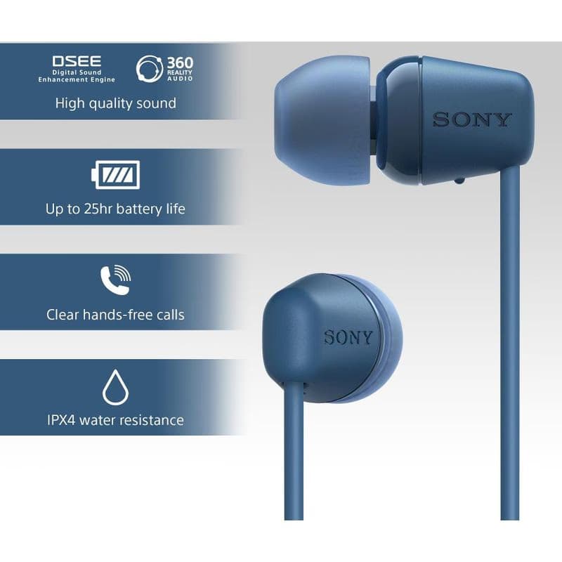 WIC100L.CE7 modrá BT slúchadlá Sony 6