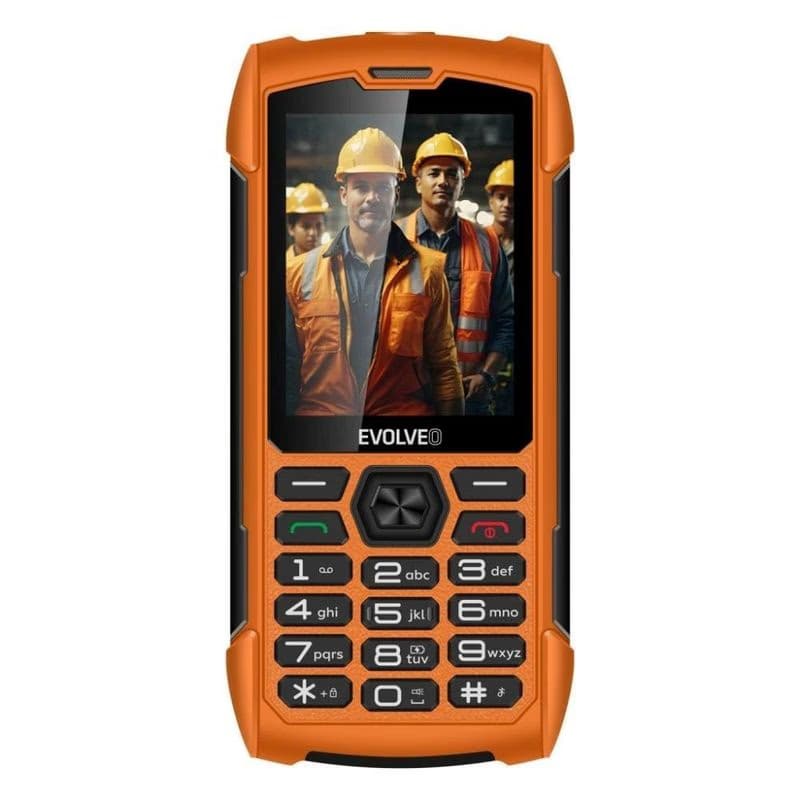 EVOLVEO StrongPhone H1, vodotesný odolný Dual SIM telefón, oranžová 2