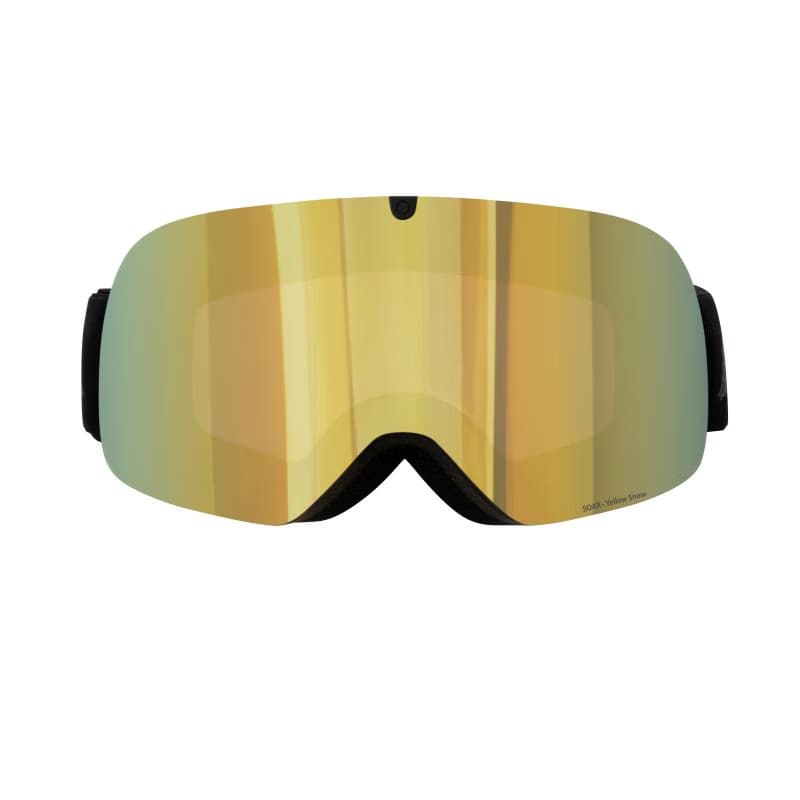 Lyžiarske okuliare RED BULL SPECT SOAR-13YE2, black yellow snow - grey with yellow mirror, cat.S 2 2