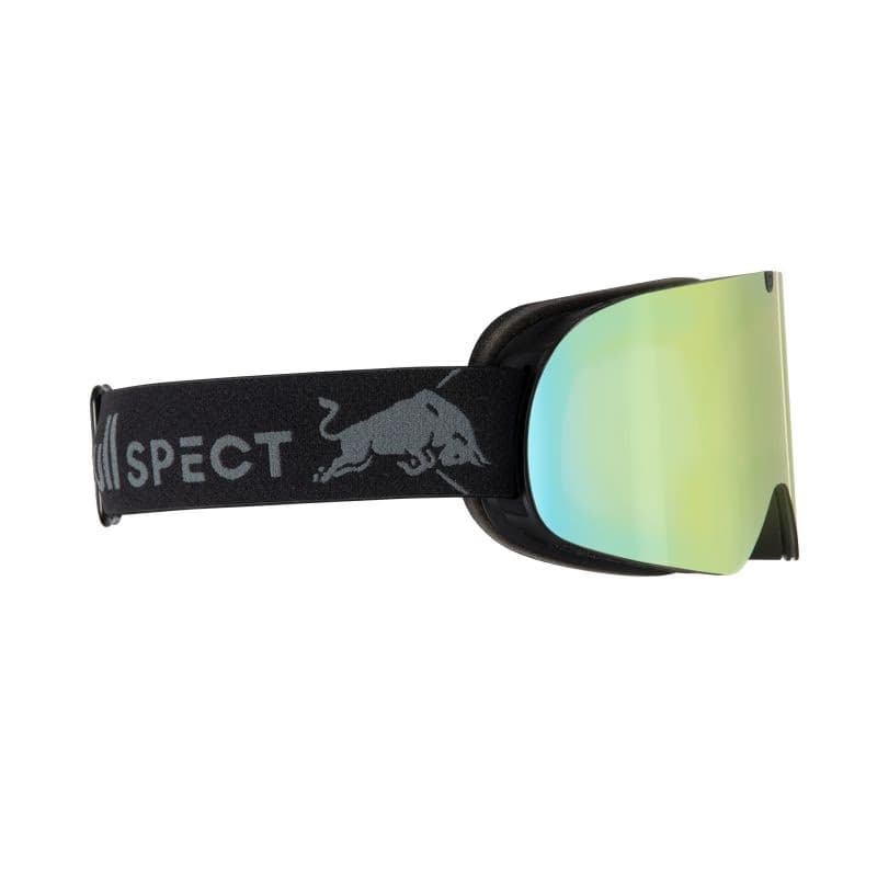 Lyžiarske okuliare RED BULL SPECT SOAR-13YE2, black yellow snow - grey with yellow mirror, cat.S 2 3