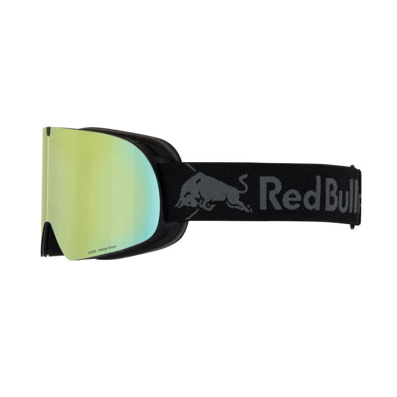 Lyžiarske okuliare RED BULL SPECT SOAR-13YE2, black yellow snow - grey with yellow mirror, cat.S 2 4