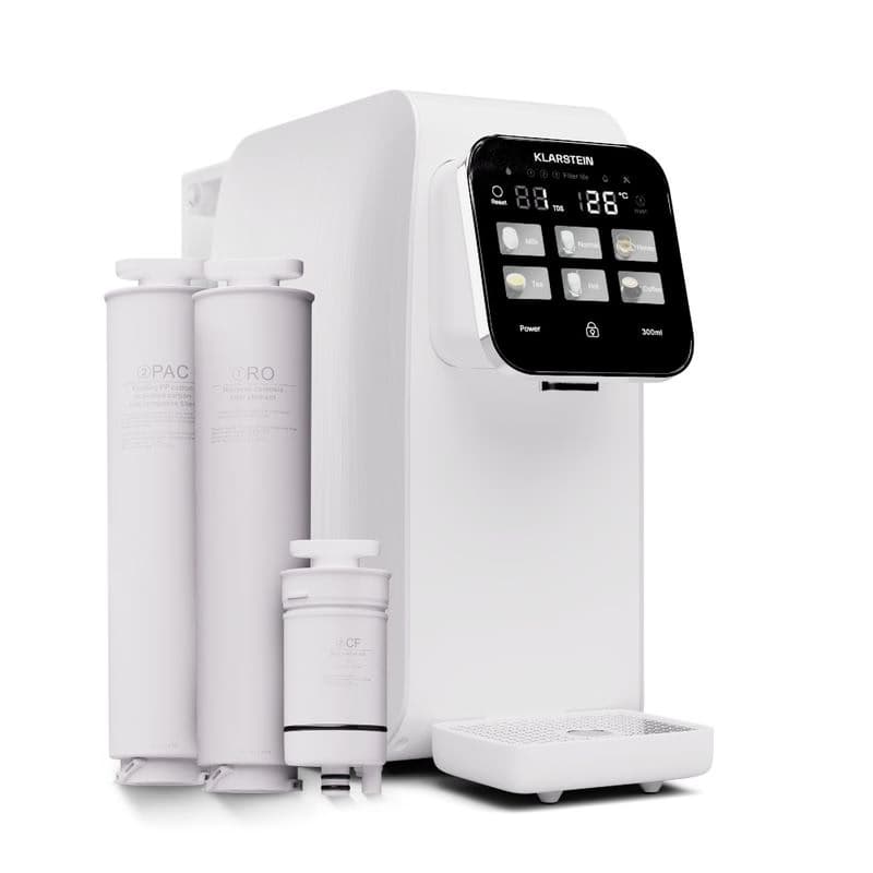 Klarstein AquaLine 3L, čistička vody, 5-stupňová filtrácia, objem 3 l, 6 teplôt vody, biela 1