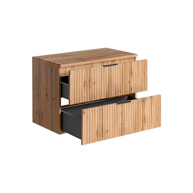 ArtCom Kúpeľňová skrinka s doskou ADEL Oak D80/1 | 80 cm 2