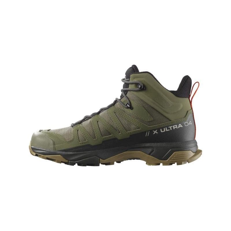 Pánska členková turistická obuv SALOMON X Ultra 4 Mid GTX deep lichen green peat kelp 2
