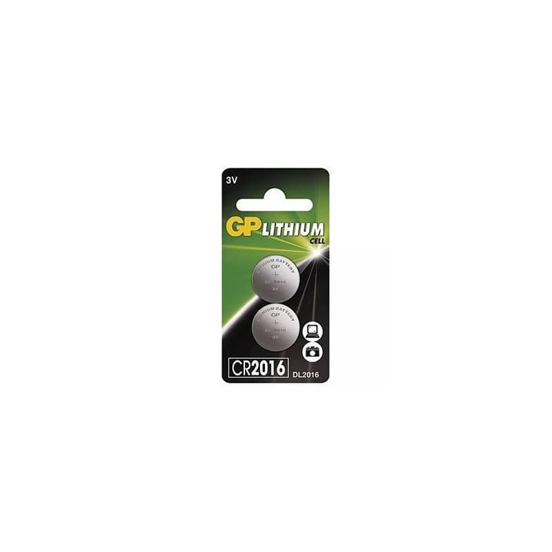GP Jednorazové lithiová batéria CR2016, 2-pack 1