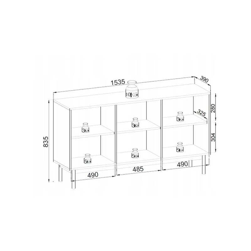 ArtPS Komoda JAPANESE K154 | cashmere 4