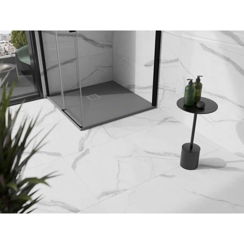 MEXEN - Stone+ Sprchová vanička štvorcová 90x90, šedý-betón 44619090 5