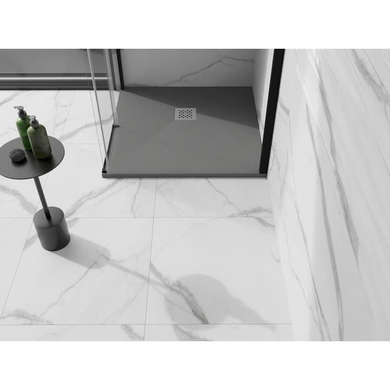MEXEN - Stone+ Sprchová vanička štvorcová 90x90, šedý-betón 44619090 6