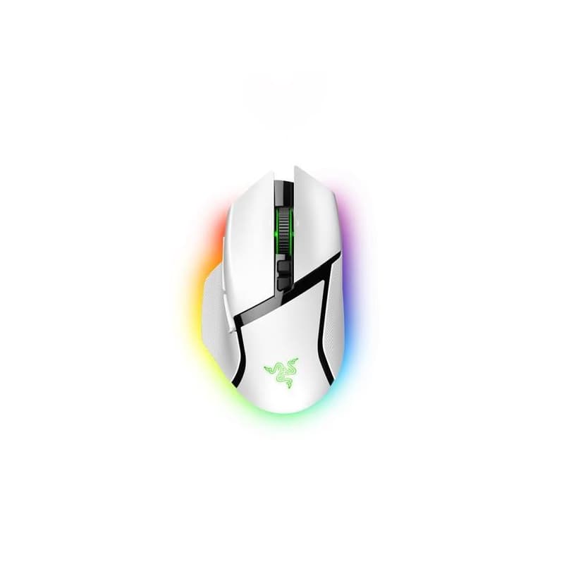 RAZER myš Basilisk V3 Pro, RGB, Bluetooth, optická, biela 1