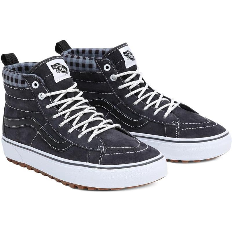 Pánska vychádzková obuv VANS UA SK8-HI MTE-1 plaid grey white 4