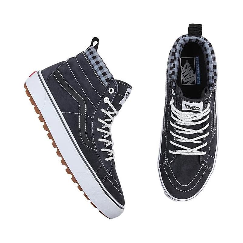 Pánska vychádzková obuv VANS UA SK8-HI MTE-1 plaid grey white 5