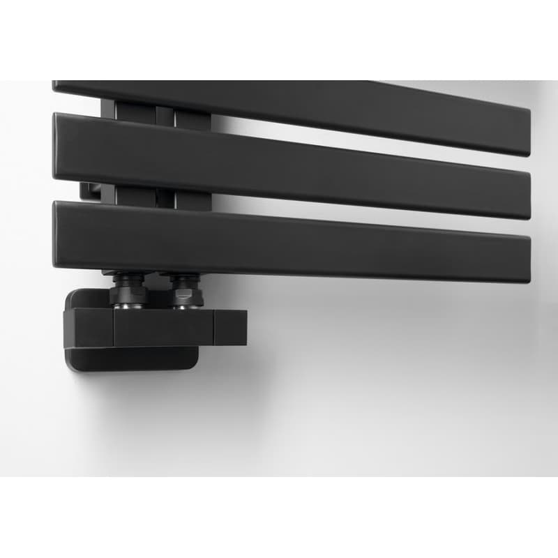 SAPHO - CUBE TWIN pripojovacia súprava ventilu pre stredové pripojenie, čierna mat CP581BS 2