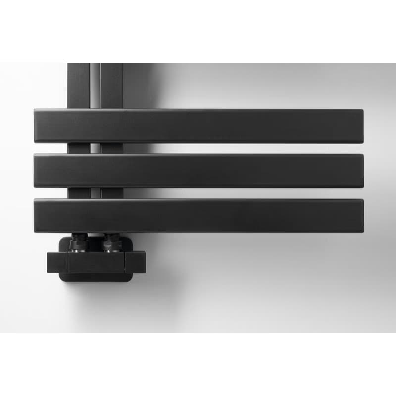 SAPHO - CUBE TWIN pripojovacia súprava ventilu pre stredové pripojenie, čierna mat CP581BS 3