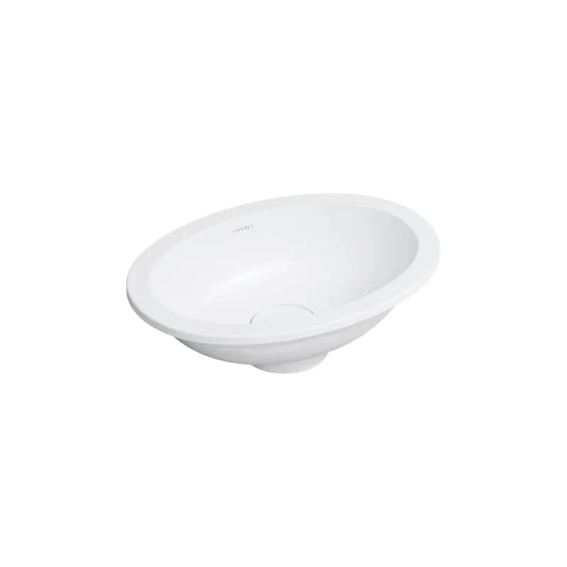 OMNIRES - SHELL M+ umývadlo zapustené do dosky, 38 x 25 cm, matná biela SHELL380UPBM 1