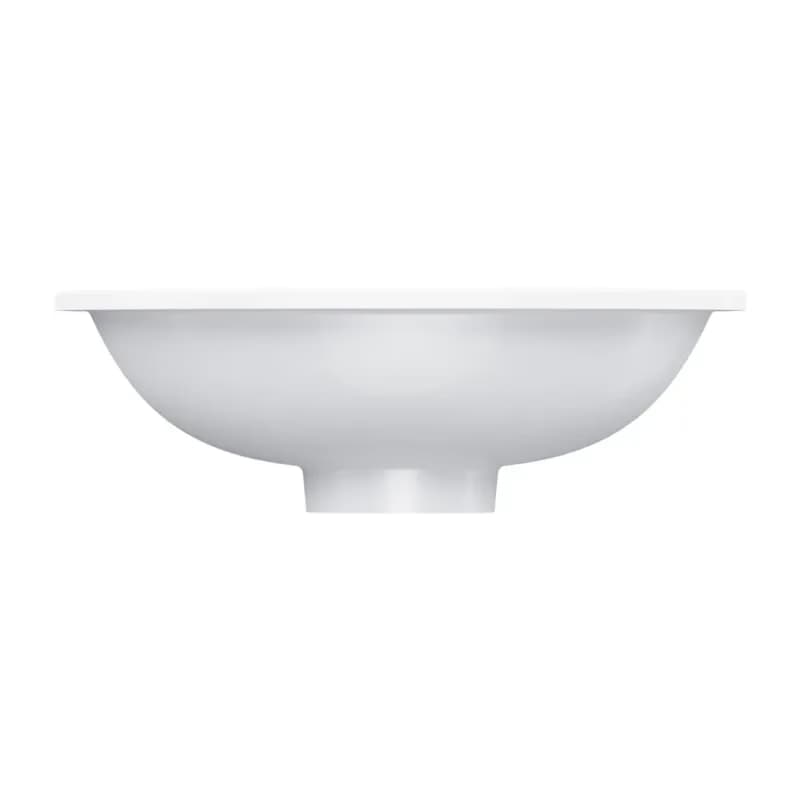 OMNIRES - SHELL M+ umývadlo zapustené do dosky, 38 x 25 cm, matná biela SHELL380UPBM 3