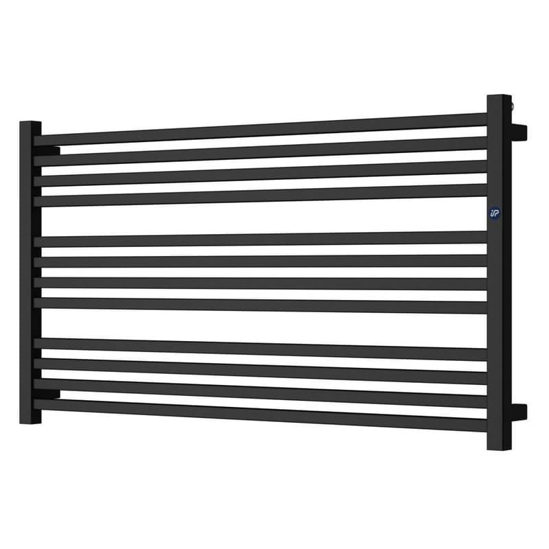 Instalprojekt - Kúpeľňový radiátor STICK LEVEL - Farba radiátora - C31 čierna matná, Rozmer radiátora - 800 × 555 mm, výkon 433 W, Typ pripojenia - Klasické (spodné) RADSTIL806031