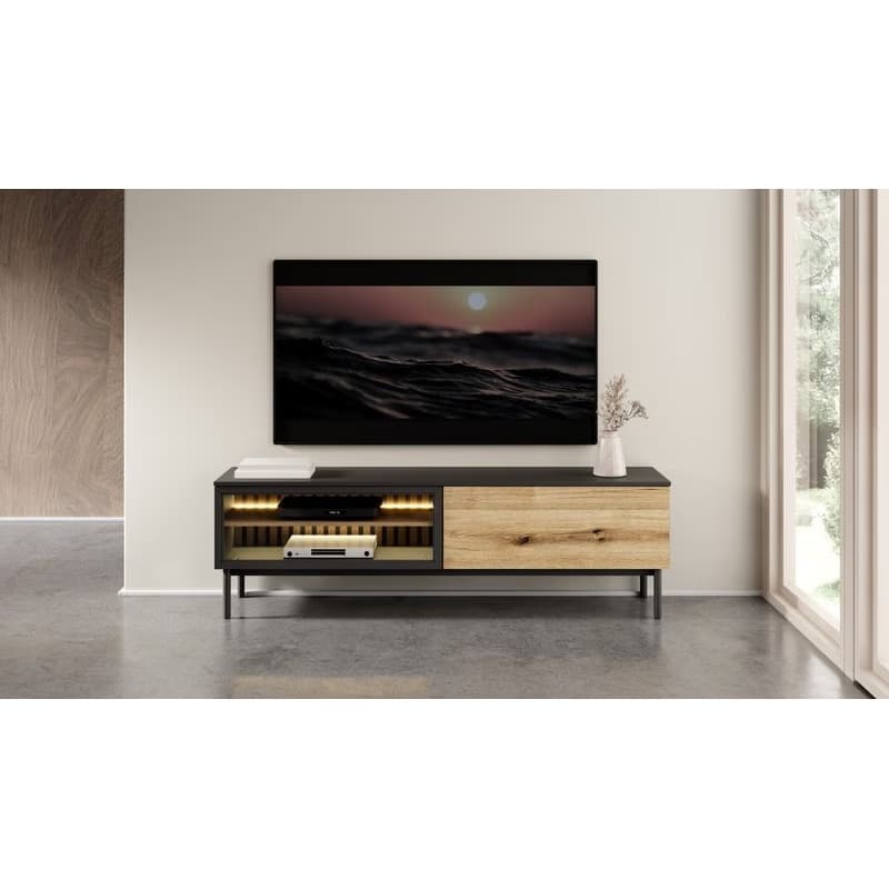 ArtLas TV stolík TONG 150 2D | s LED osvetlením 4