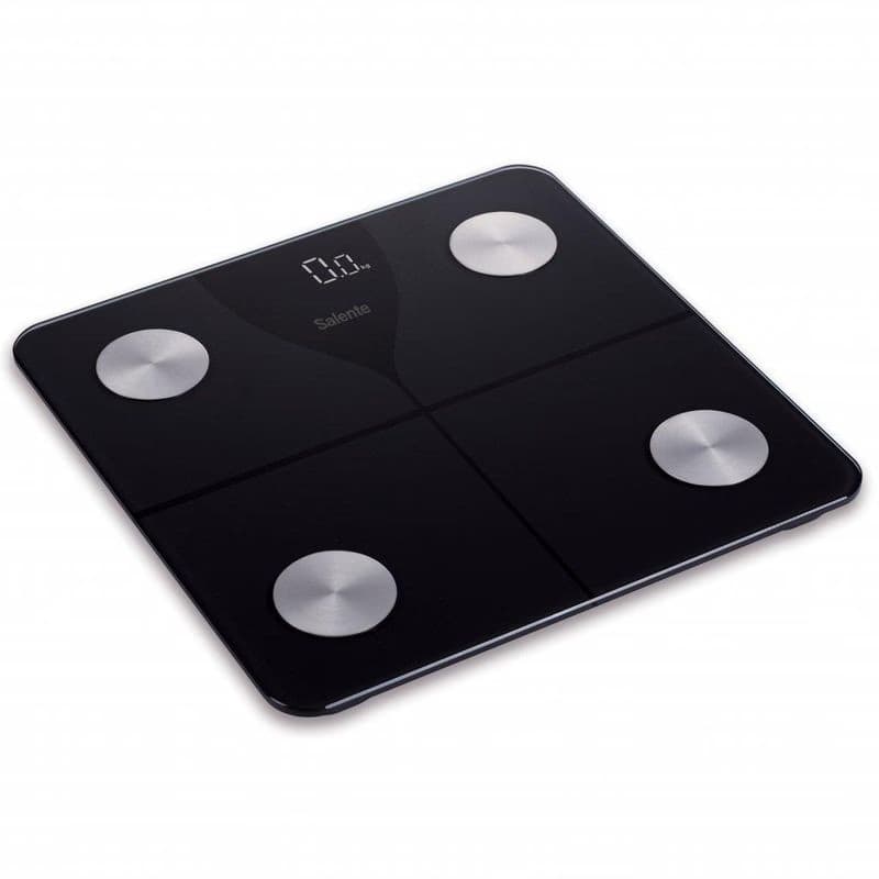 Salente SlimFit, múdra osobná diagnostická fitness váha, Bluetooth, čierna 2