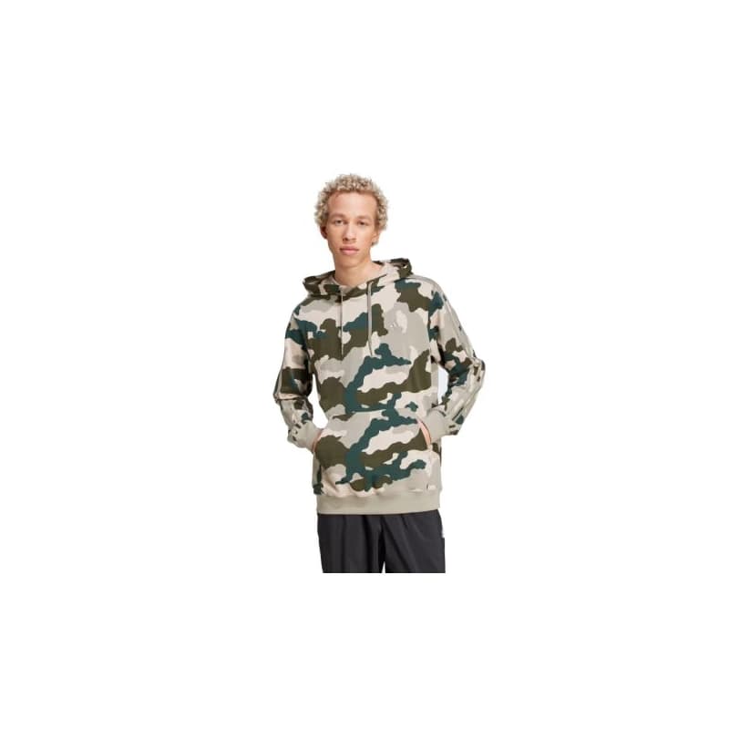 Pánska mikina s kapucňou ADIDAS M CAMO HD-IY6631-Green
