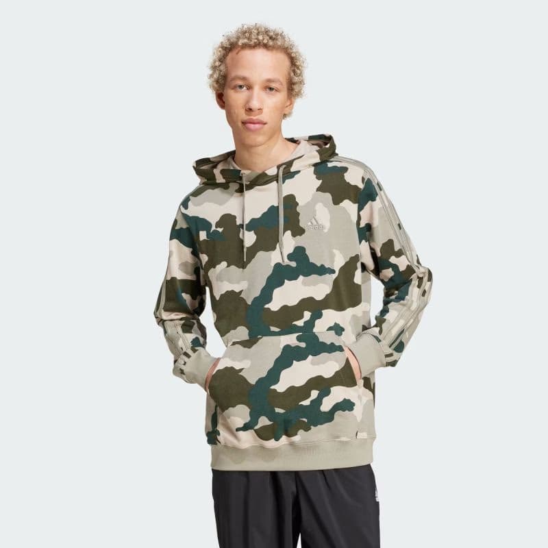 Pánska mikina s kapucňou ADIDAS M CAMO HD-IY6631-Green 2