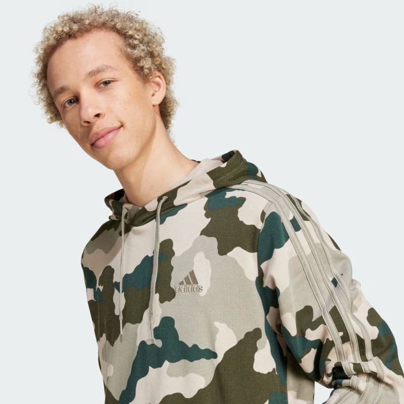 Pánska mikina s kapucňou ADIDAS M CAMO HD-IY6631-Green 5