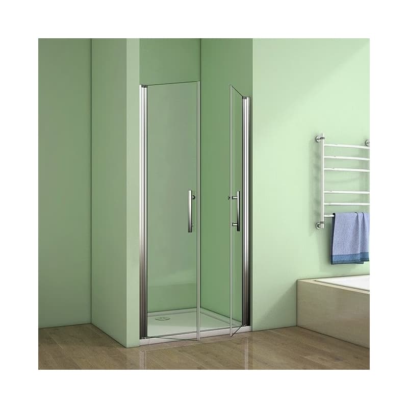 H K - Sprchové dvere MELODY D2 90 dvojkrídlové 86-90 x 195 SE- MELODYD290-306 2