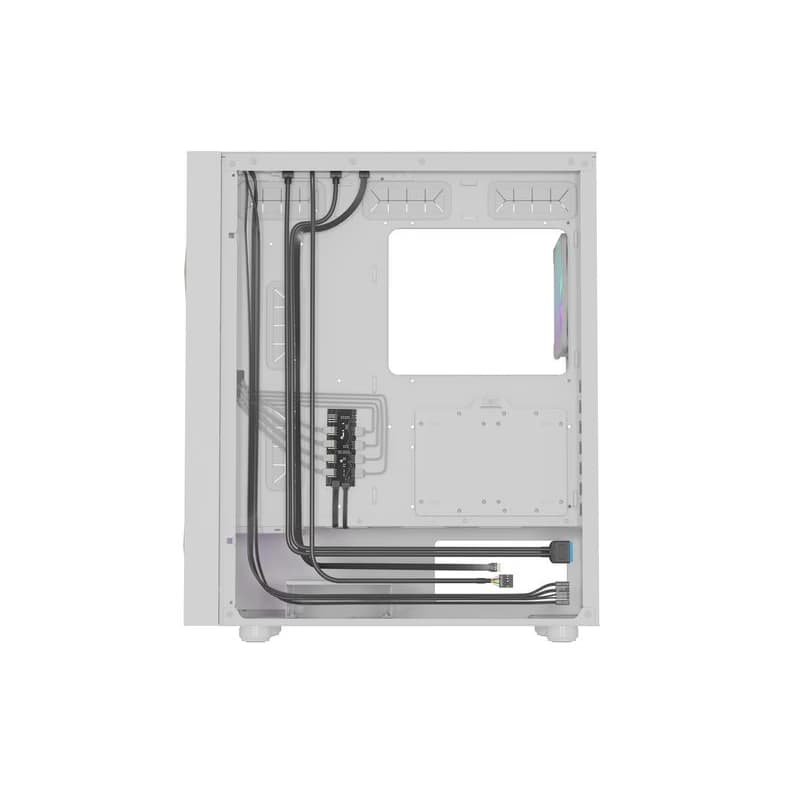 Počítačová skriňa Genesis DIAXID 605 ARGB/Midi Tower/Transpar./Biela 3