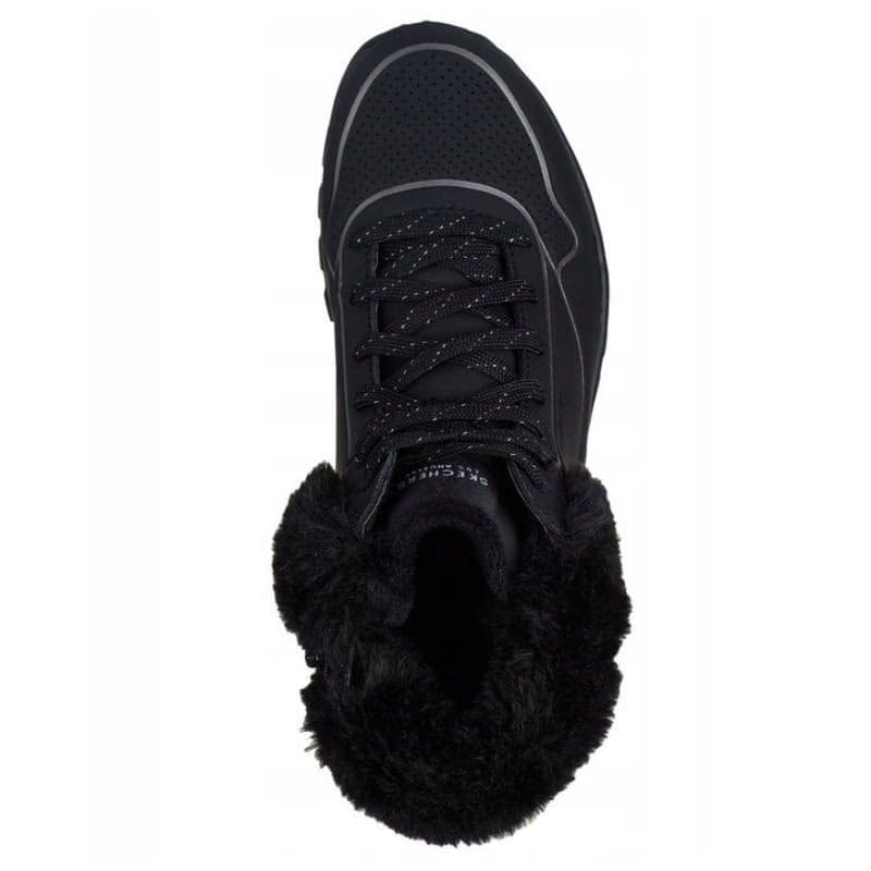 Dámske členkové zimné topánky SKECHERS Uno Rugged Zip Up black black 2