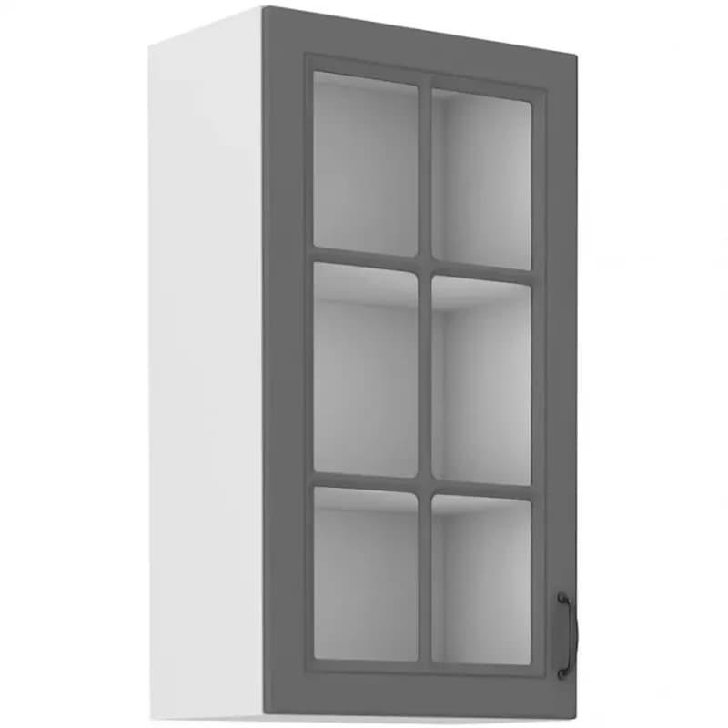 Kuchynská skrinka Stilo dustgrey/biely 40gs/90 1f 1