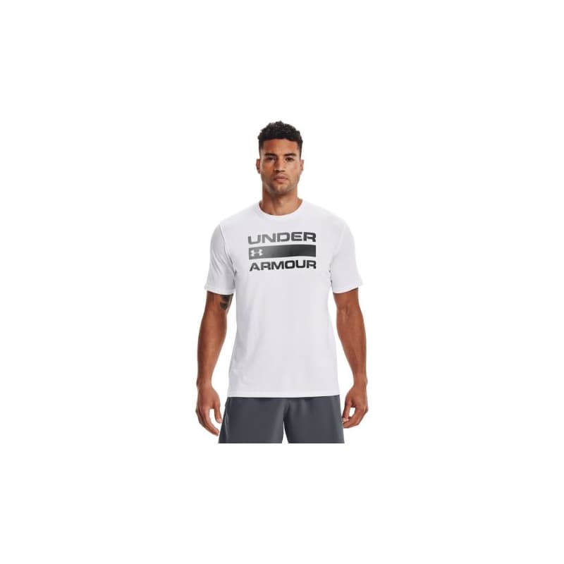 Pánske tričko s krátkym rukávom UNDER ARMOUR UA TEAM ISSUE WORDMARK SS-WHT 1